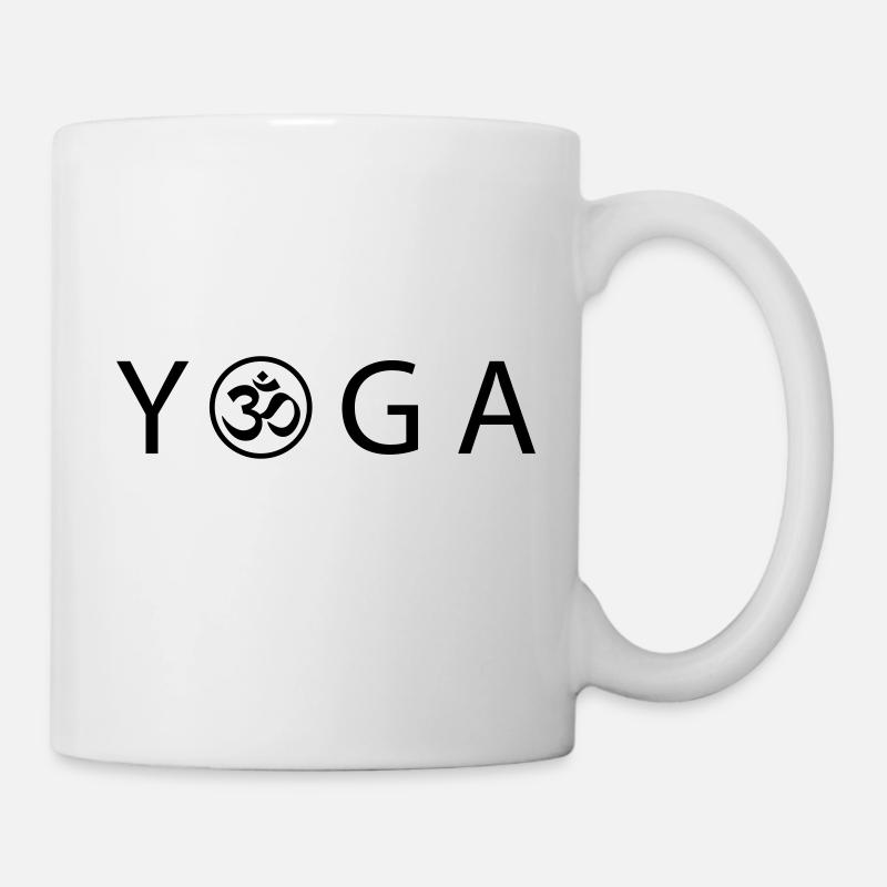 YOGA OM - Mug blanc - blanc