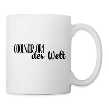 coolster Opa der Welt - Tasse - Weiß - Rechts