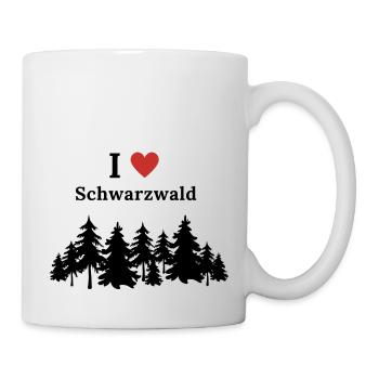 I love Schwarzwald - Tasse - Weiß - Rechts