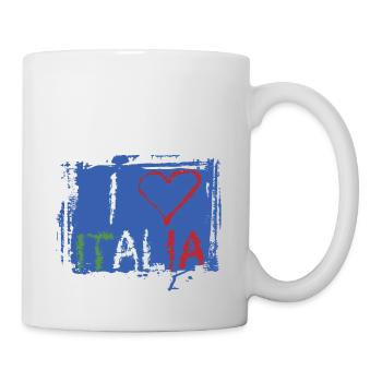 Italia - Tasse - Weiß - Rechts