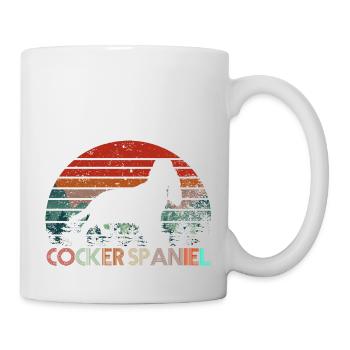 COCKER ÉPAGNEUL - Mug blanc - blanc - Droite