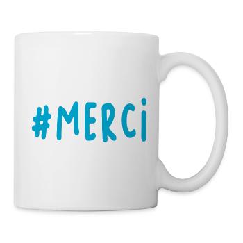 THANK YOU. THANKS. THANK YOU. ANNIVERSARY. BIRTH. - Mug - white - Right