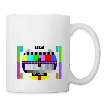 Image test card status no signal screen Display - Mug blanc - blanc - Droite