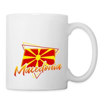 Macédoine - Mug blanc - blanc - Droite