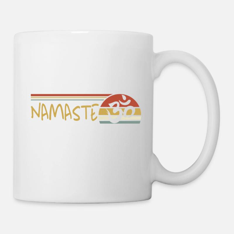 Namaste - Tasse - Weiß