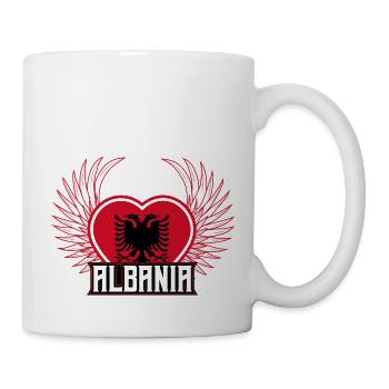 Albanien - Tasse - Weiß - Rechts