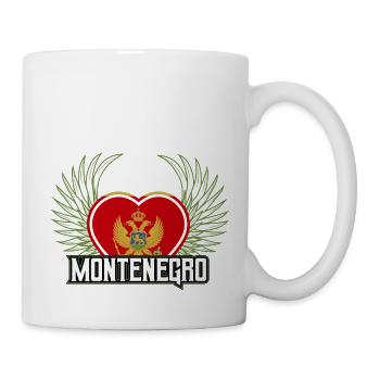 Montenegro - Tasse - Weiß - Rechts