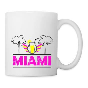 miami - Mug blanc - blanc - Droite