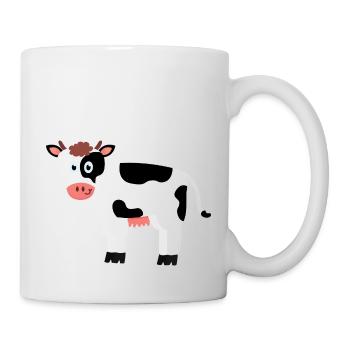 Kuh - Tasse - Weiß - Rechts