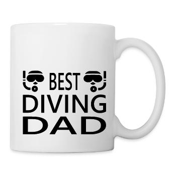 Diving Dive tauchen - Tasse - Weiß - Rechts