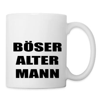 Böser Alter Mann - Tasse - Weiß - Rechts