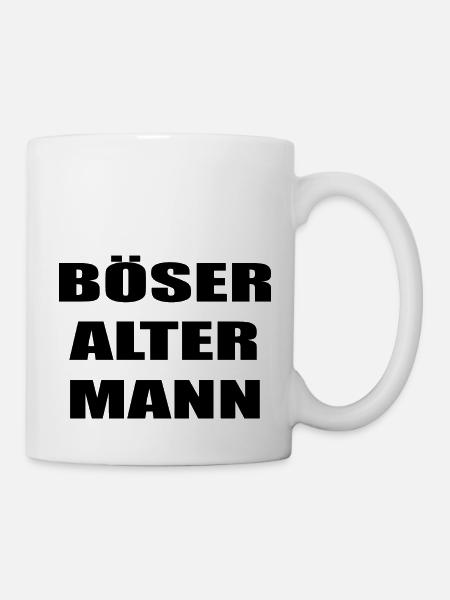 Böser Alter Mann - Tasse - Weiß