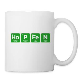 Hopfen Biertrinker - Tasse - Weiß - Rechts