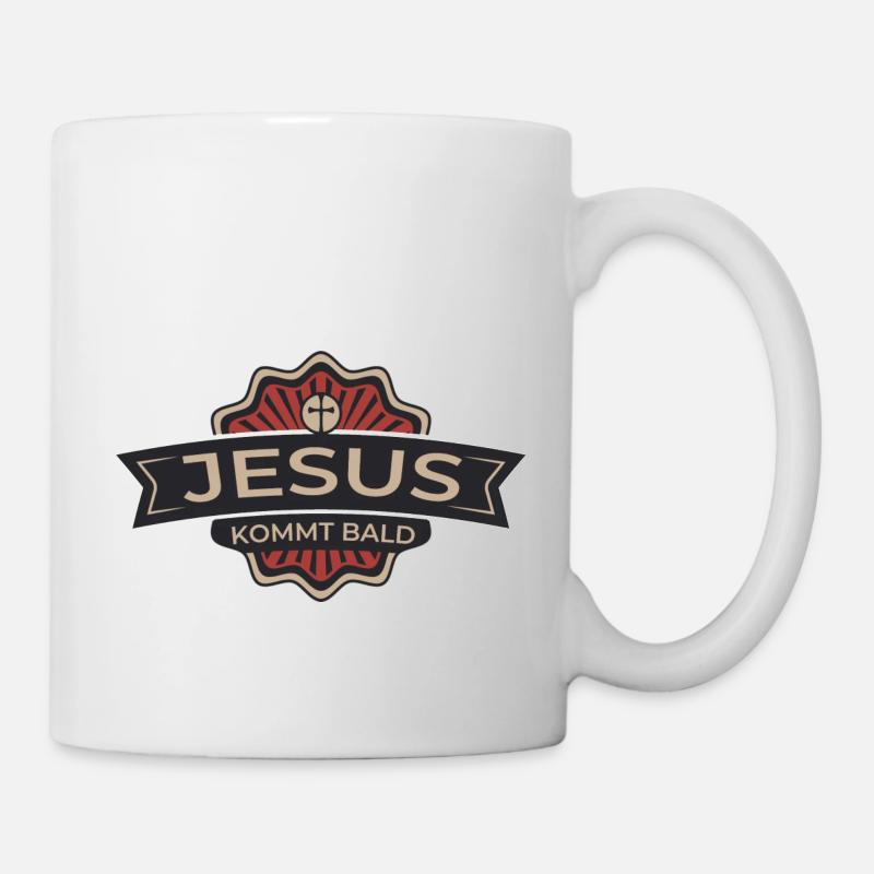 Jesus Christus kommt bald. Bist du bereit? - Tasse - Weiß