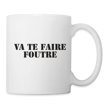 French saying French language - Mug - white - Right