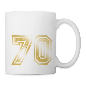 70 Number Gold - Mug - white - Right
