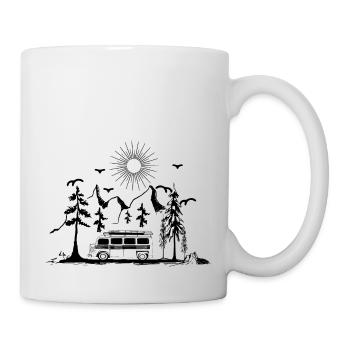 Camping Caravane Camping Camping - Mug blanc - blanc - Droite