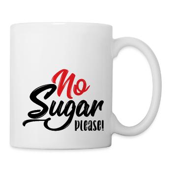 Bitte kein Zucker - Tasse - Weiß - Rechts
