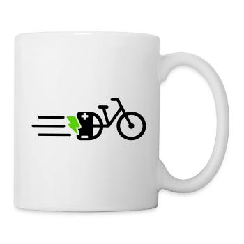 ebike e-bike ebike - Tasse - Weiß - Rechts