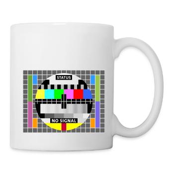 Tester l’état de l’image sans signal Écran Affichage Geek - Mug blanc - blanc - Droite