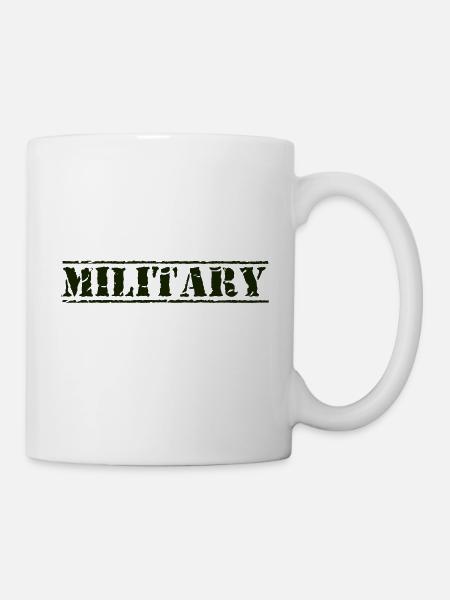 Militär - Tasse - Weiß