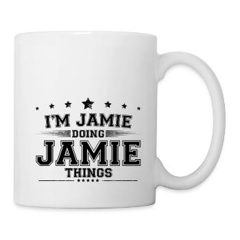 i’m Jamie doing Jamie things - Mug - white - Right