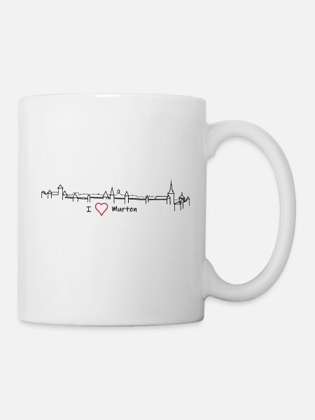 I love Murten - Tasse - Weiß