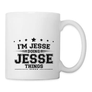 Ich bin Jesse, der Jesse Dinge macht - Tasse - Weiß - Rechts