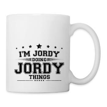 i’m Jordy doing Jordy things - Mug - white - Right