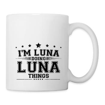 i’m Luna doing Luna things - Mug - white - Right