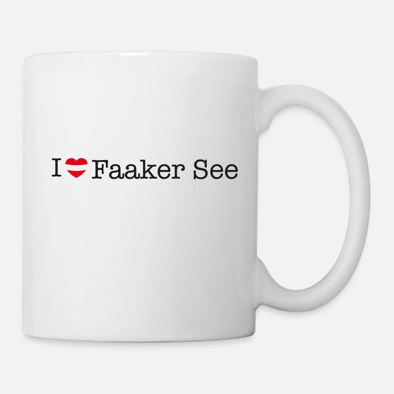 I love Faaker See - Mug - white