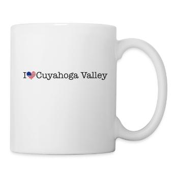 I love Cuyahoga Valley - Mug - white - Right