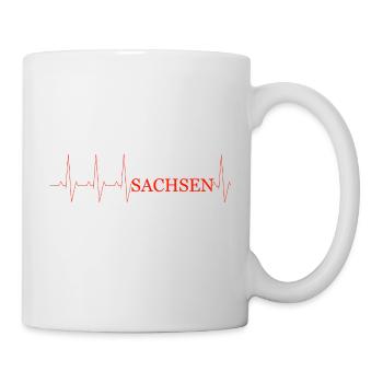 Sachsen - Tasse - Weiß - Rechts
