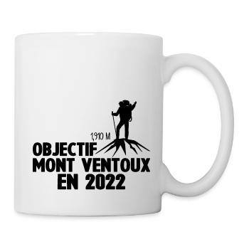Mont Ventoux 2022 Cycliste Montagne Randonnée - Mug blanc - blanc - Droite