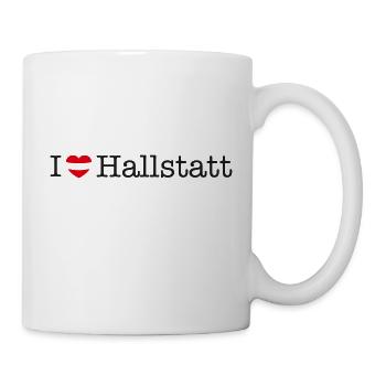 I love Hallstatt - Tasse - Weiß - Rechts