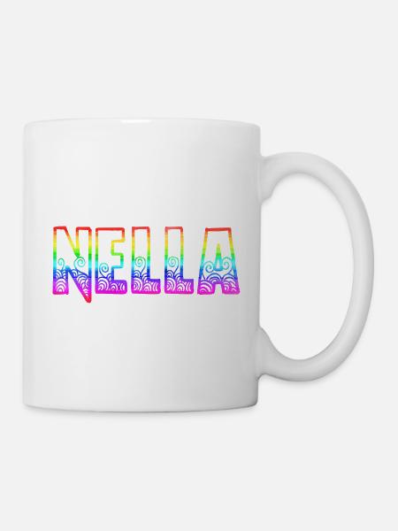 nella rs regenbogen - Tasse - Weiß