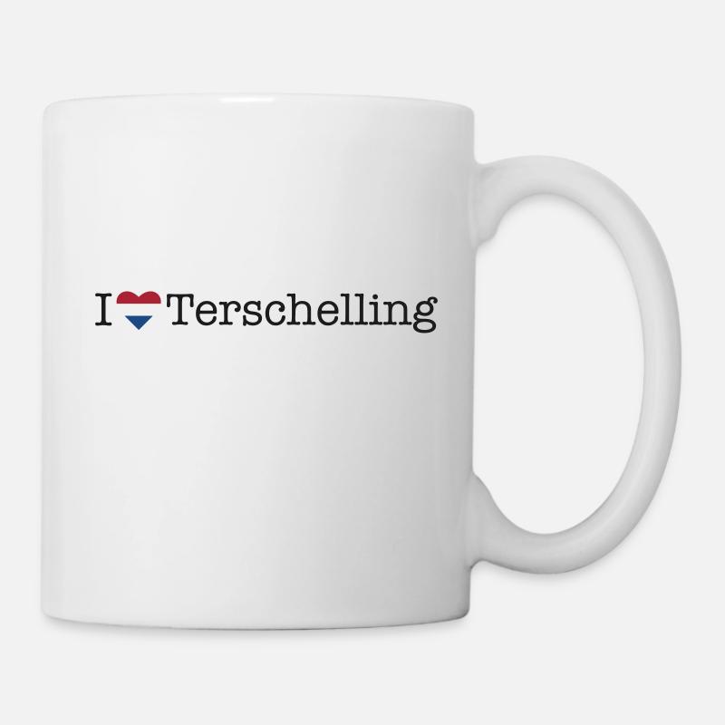 I love Terschelling - Tasse - Weiß