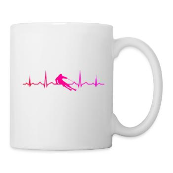 Skiing Skier Winter Sports Stunt Ski - Mug - white - Right