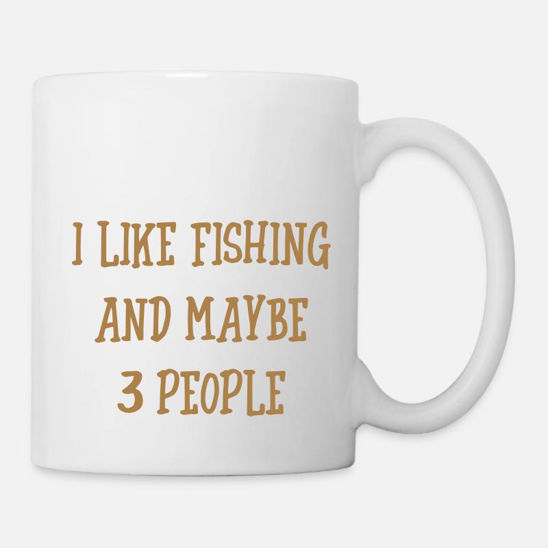 FISHING - Tasse - Weiß