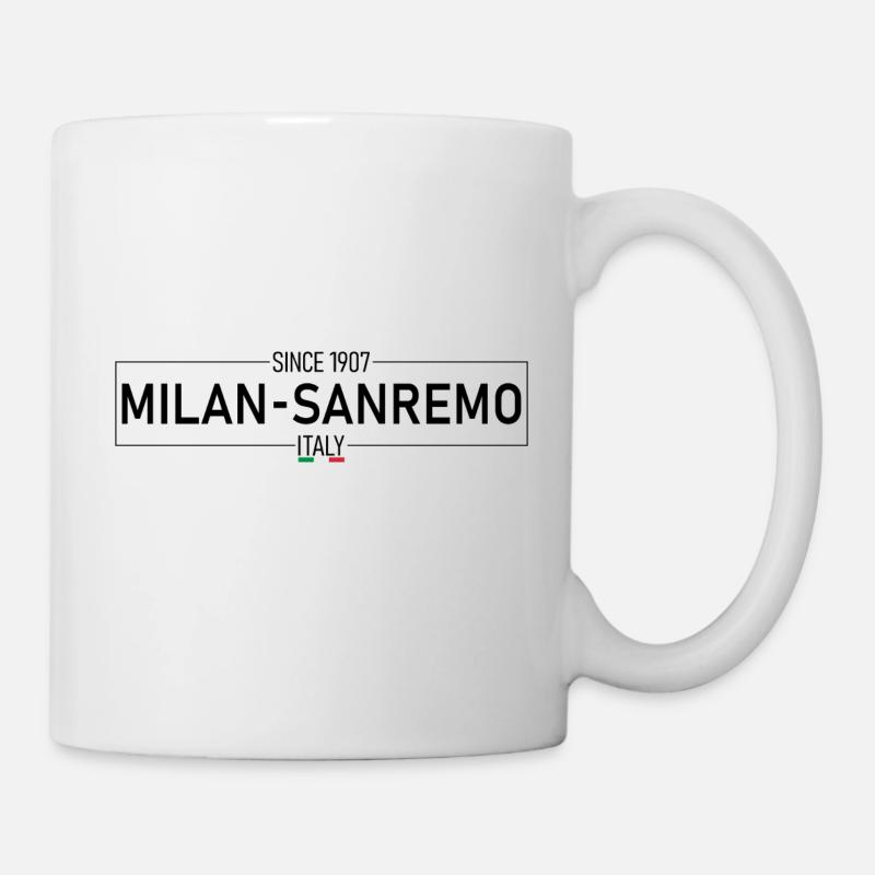 Milan Sanremo Black Edition - Tasse - Weiß