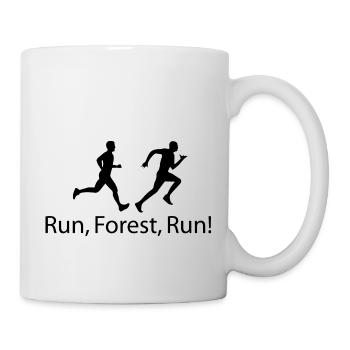 Marathon Running Run jogging - Mug - white - Right