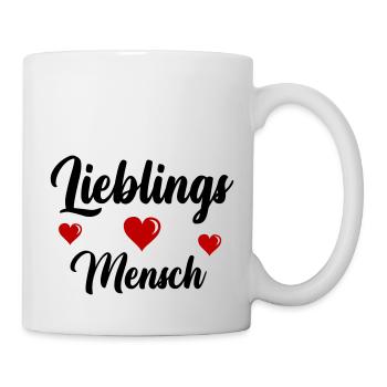 Lieblings Mensch - Tasse - Weiß - Rechts