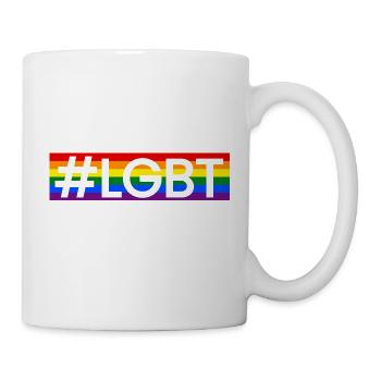 #LGBT - Tasse - Weiß - Rechts