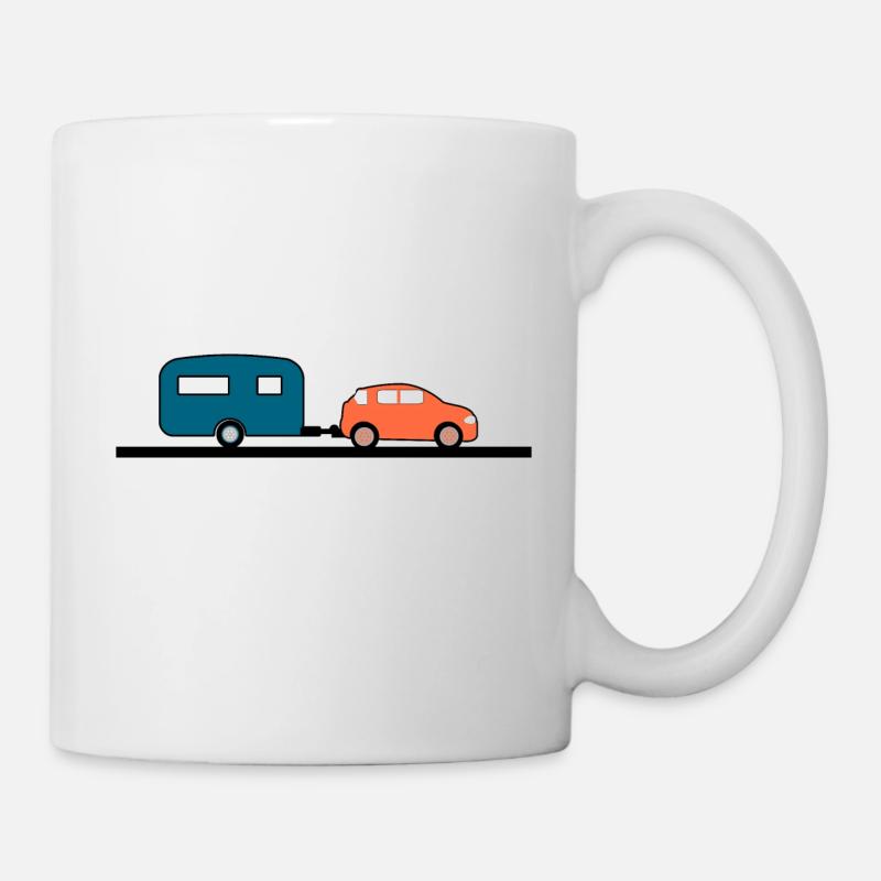 Auto - Tasse - Weiß