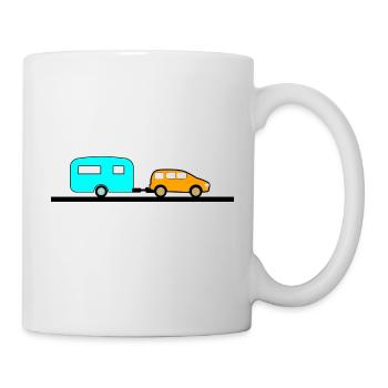 Voiture - Mug blanc - blanc - Droite