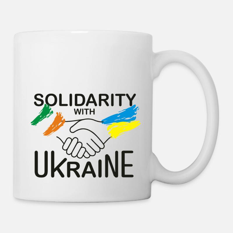 L’Irlande solidaire de l’Ukraine - Mug blanc - blanc
