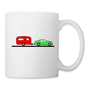 Voiture - Mug blanc - blanc - Droite