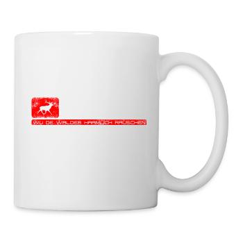 Schneeberg Wu de walder haamlich rauschen - Mug blanc - blanc - Droite