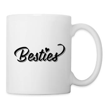 besties for ever until rest - Mug - white - Right