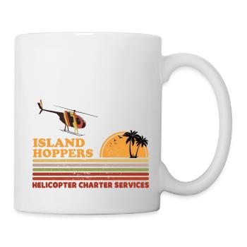 Island Hoppers Helicopter - Tasse - Weiß - Rechts